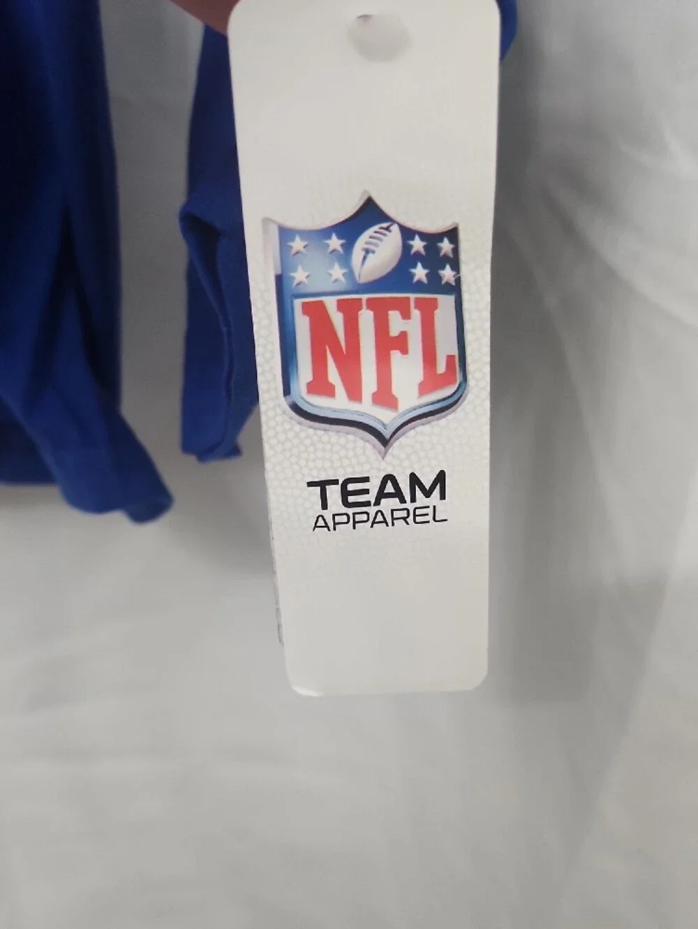 NFL New York Giants Football Team Apparel Tee 100% Cotton Size L New With Tag
